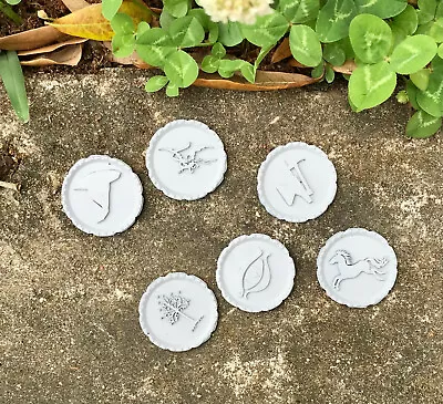 3D Resin Printed Lord Of The Rings Coins Set Of 6 • £7.60