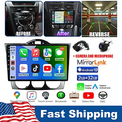 9  Car Stereo Radio For 2003-2008 Mazda Rx-8 Gps Navigation Head Unit Android 13 • $133.90