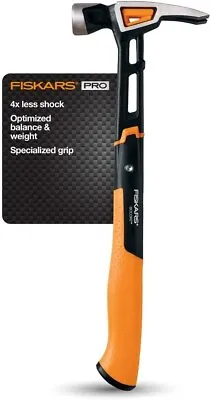 BRAND NEW Fiskars 750230-1001 IsoCore 20 Oz General Use Hammer Softgrip 15.5 In • $22.93