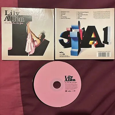Lily Allen - It's Not Me It's You (CD 2009) ONLY DISC COVER & LEAFLET • £2.40