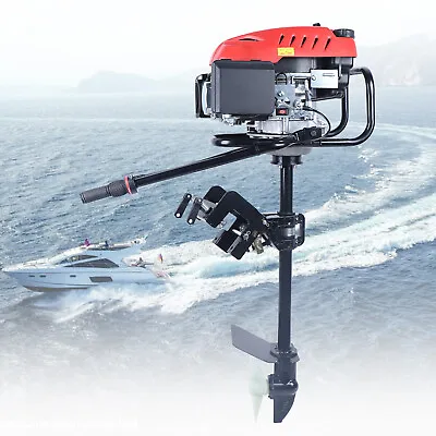 6.0HP 4 Stroke Heavy Duty Gas Outboard Boat Motor Engine & CDI Air Cooling Syste • $382