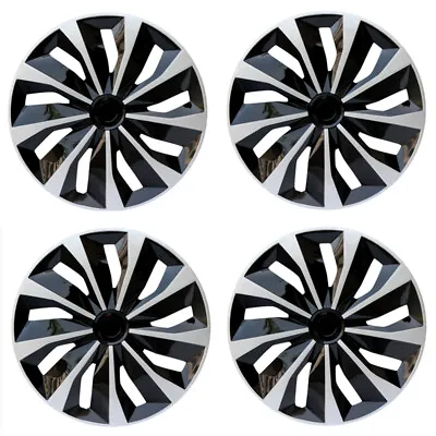 $46.59 • Buy For Toyota Corolla Hyundai 15  Hub Caps Full Set Wheel Covers Fit Plastic Rims  