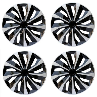 $46.59 • Buy For Toyota Corolla Hyundai 15  Hub Caps Full Set Wheel Covers Fit Plastic Rims  