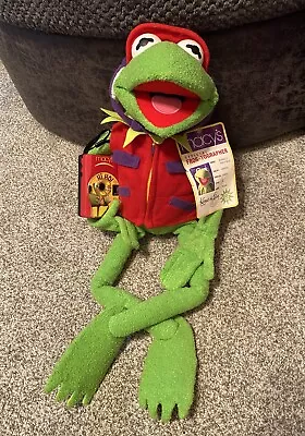 NWT Kermit The Frog Official Frog-Tographer Macys 24  Plush Doll 35mm Camera • $30