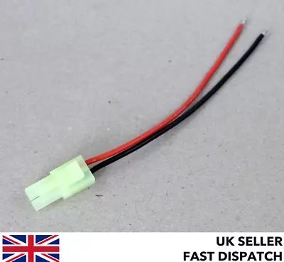 Mini Male Tamiya Connector Pigtail/cable With 120mm 20 AWG Silicone Wire RC • £2.75