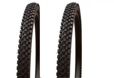 $39.99 • Buy Two (2) Vee Rubber 26x2.125 Heavy Duty MTB Cruiser Bicycle Bike Tires V091 Black
