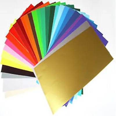 100 X A4 Sheets Matt Self Adhesive Vinyl Any Colour Sign Making Vinyl Craft Robo • £137.48