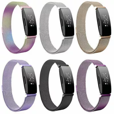 For Fitbit Inspire /HR /2 Milanese Stainless Steel Magnetic Band Watch Strap • $14.55