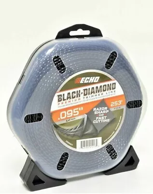 330095071 ECHO 0.095 In. Diamond Black Trimmer Line Spool Weed Cutter String  • $24.95