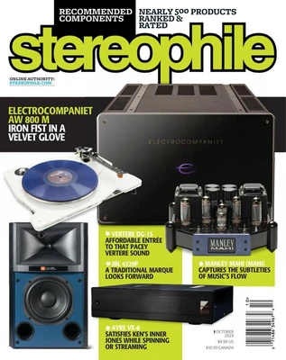 $15.39 • Buy Stereophile Magazine October 2023 Electrocompaniet Aw 800 M