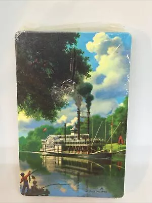 VINTAGE STEAMBOAT PLAYING CARDS  SEALED Trump Brand PAUL DETLEFSEN • $7