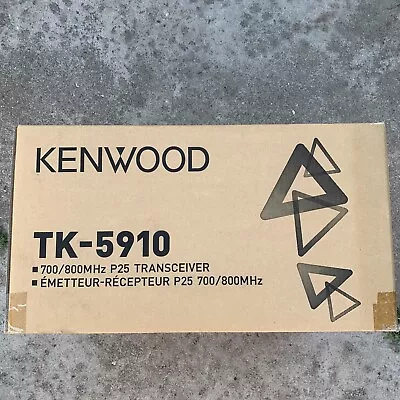 ⚡SHIPS SAME DAY⚡ Kenwood TK-5910-K 700/800 MHz P25 Transceiver [NEW & SEALED] • $249.95