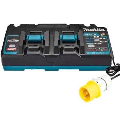 Makita DC40RB/1 40V Max XGT Twin Port Charger 110V 191N07-2 • £137