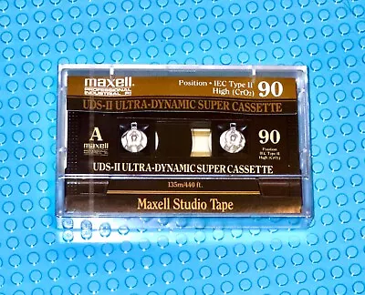 Maxell Uds  Ii  90  Vs Ii    Blank Cassette  Tape (1)  (sealed ) • $15.29