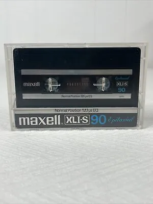 Maxell EPITAXIAL XLI-S 90 Blank Audio Cassette Tape (Opened Never Used) • $40