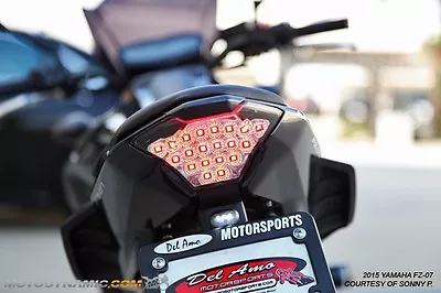 For 15-17 Yamaha FZ-07 FZ07 MT-07 18-24 R3 INTEGRATED Signal LED Tail Light CLR • $109.95