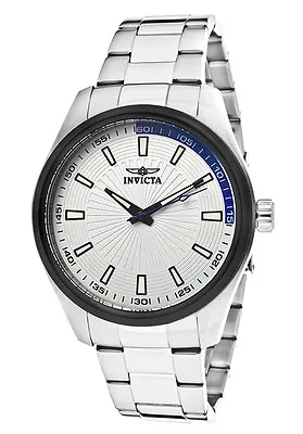 Invicta Specialty Stainless Steel Silver Dial Watch Japan Movement $395 List  • £47.29