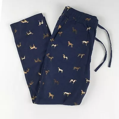 J Crew Dog Prints Cotton Lounge Pajama Pants Mens Medium • $29.99