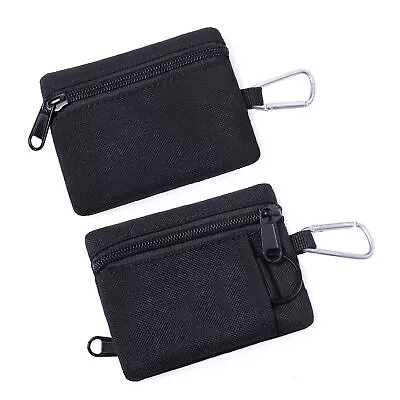 Tactical EDC Key Pouch Pocket Military ID Card Holder Mini Wallet Coin Organizer • $8.99