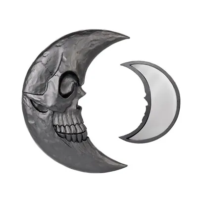 Alchemy Gothic V108 - Black Moon Hand Mirror Mirror Vanity Makeup Halloween  • $24.99