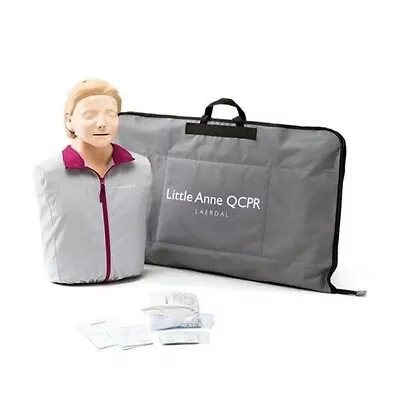 Laerdal Little Anne QCPR Training Manikin With Carry Bag - RRP £289   123-01050 • £240