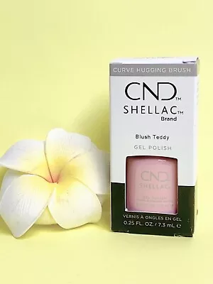 CND Shellac UV Gel Nail Polish - Blush Teddy 0.25oz • $26.96