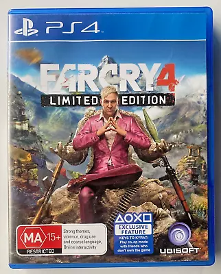 Farcry 4 Limited Edition Sony PlayStation 4 PS4 Videogame Hits Region 4 Far Cry • $17