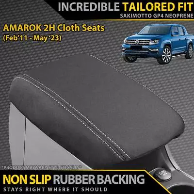 Volkswagen Amarok 2H (Cloth Seats) Neoprene Armrest Console Lid • $49