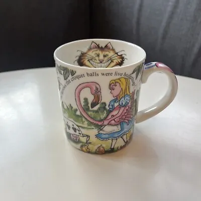 Alice Wonderland Coffee Tea Mug Cup Paul Cardew England EUC Mad Hatter • $14