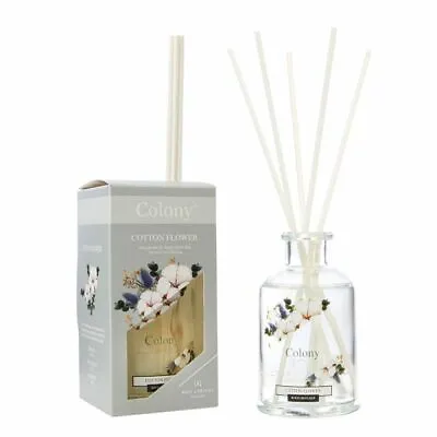 Wax Lyrical COLONY Cotton Flower 200ml Diffuser With Reeds • £17.99