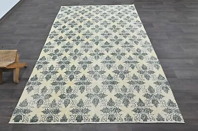 Oushak Turkish Vintage Rug 5x9 Kilim Rug Anatolian Handmade Boho Decor BEIGE • $232