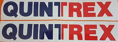 $16.50 • Buy QUINTREX BOAT VINYL STICKERS 300MM LONG X 2