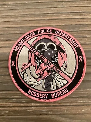 Breast Cancer Awareness Miami Dade Police Robbery Unit State Florida FL • $8.99