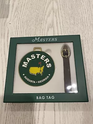 Masters Golf Bag Tag Augusta National Script 2022 Masters Pga New • $50