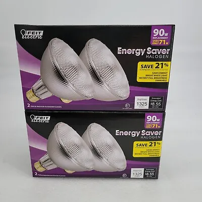 (Pack Of 4) Feit Electric PAR38 Floodlight Bulbs Energy Saver 90W 4505 120 V • $23.99