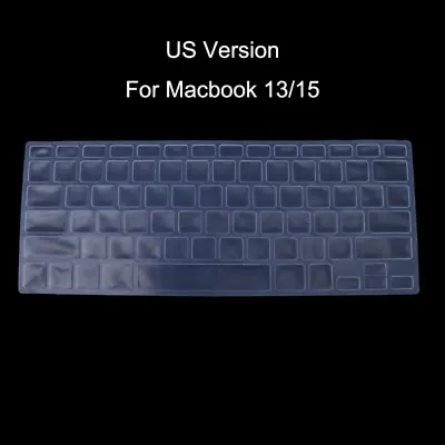 £3.42 • Buy US Version Keyboard Silicone Skin Cover For Apple Macbook Air Pro 13 15
