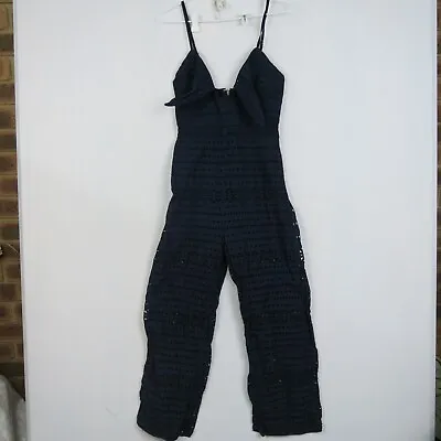 Kookai Womens Georgia Jumpsuit Size 36 Or 8(AU) Black Spaghetti Strap Overall • $39.99