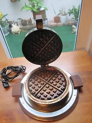 Vintage Waffle Iron By Manning Bowman Tested And Works • $20.99