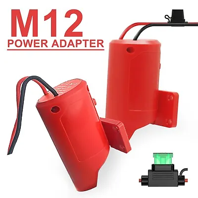 DIY Adapter Power Wheels Dock 14 AWG Compatible With Milwaukee M12 12V Battery • $10.99