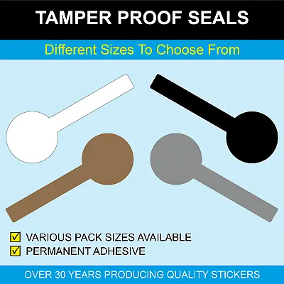 Lollipop Shaped Tamper Proof / Tamper Evident Seals • £63.49