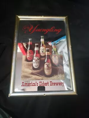 Vintage DG Yuengling Beer Mirror Glass Bar Advertisement ManCave Americas Oldest • $38