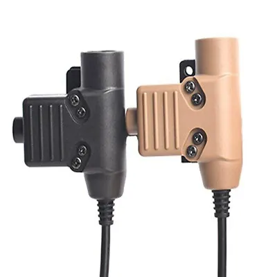 U94 PTT Cable Plug Headset Adapter For Kenwood Baofeng UV-5R H777 Walkie Talkie • $14.99