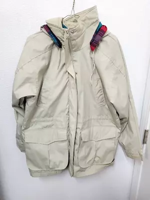 Vintage Pacific Trail Jacket Mens Large Tan Full Zip Jacket • $32.99