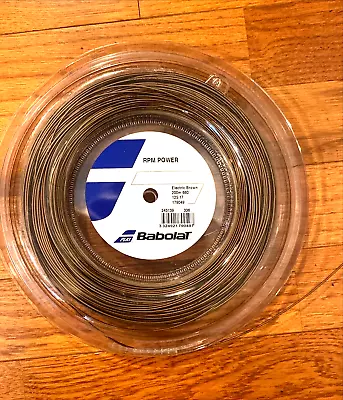 Babolat RPM Power Tennis String Reel - 17 Gauge - Electric Brown • $159