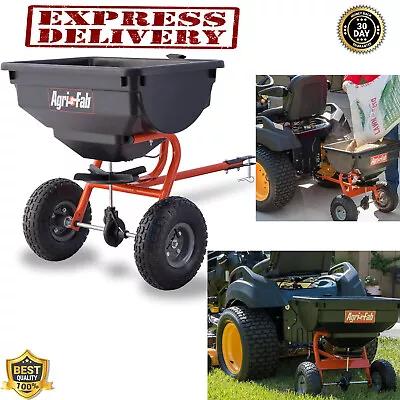 Tow Broadcast Spreader 85 LB Heavy Duty Tow Behind ATV Tractor Seed Spreading • $159.99