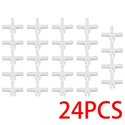 $17.02 • Buy 24 Trim Protective Clip White For 1985-1993 VW Cabriolet 1.8L 1781CC 155853585