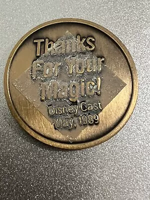 Vintage 1989 Disney MGM Studios LE Cast Member Grand Opening Commemorative Coin • $1.99