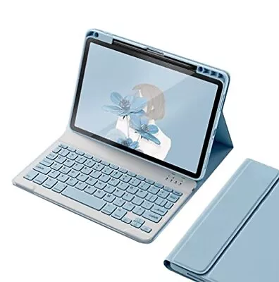 Keyboard Case For IPad Mini 6th Gen Detachable With Pencil Charging Holder Blue • $62.80