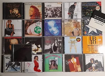 BULK CD LOT - MIX 4 - Madonna Carrie Underwood Mariah Carey And More.. • $25