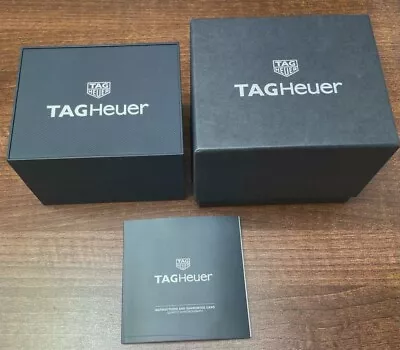 Tag Heuer Quartz Chrono Collectors Watch Box With Instructions Booklet Mh205 • £135